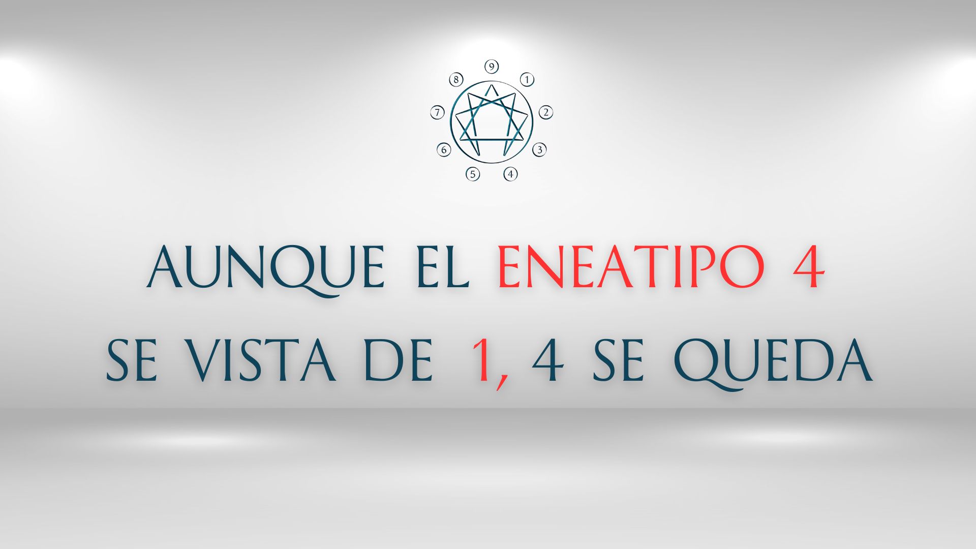 Confusión entre el eneatipo 4 y el 1 AutoGnosis